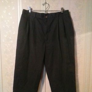 BAY TO BAY MEN'S BLACK CASUAL PANTS - 38X30